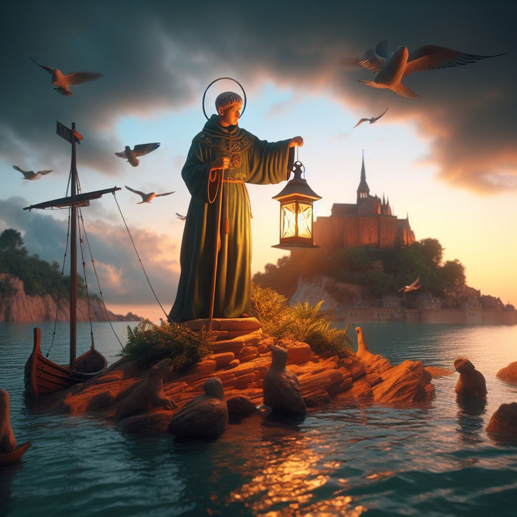 St. Martin nicht nur Laterne, Laterne sondern auch Martinje auf der Insel