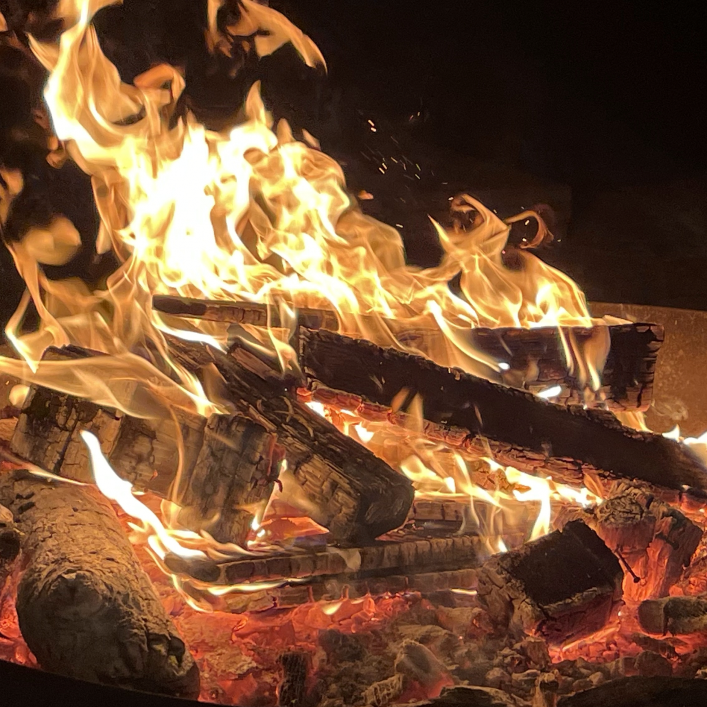 Wir und unsere Feuerschale
