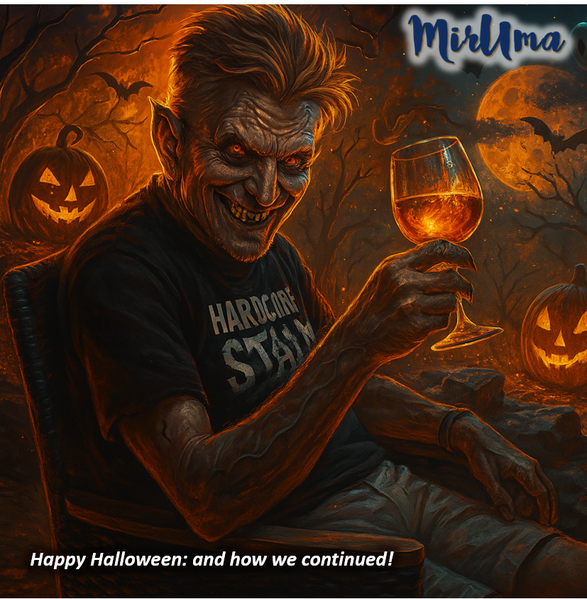 Happy Halloween and how we continued!