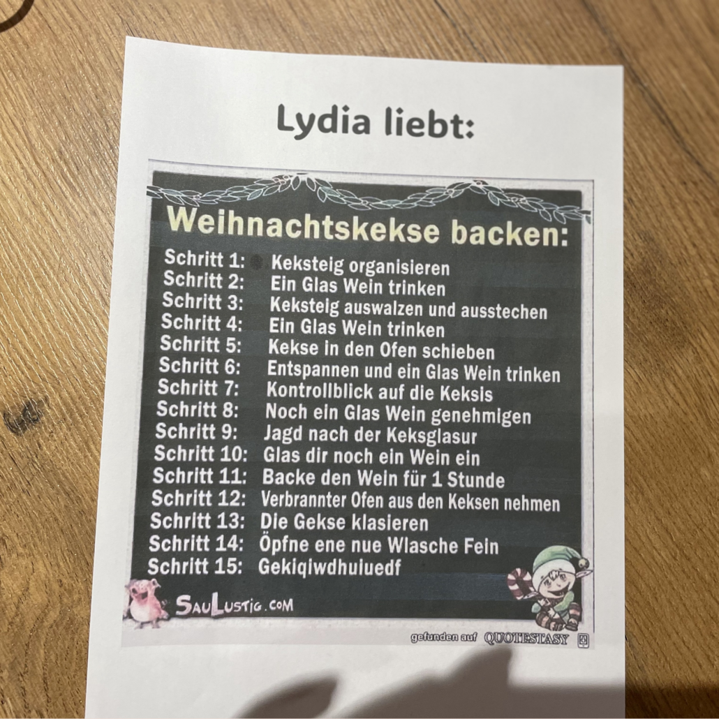 Am 1. Advent müssen Platzerl auf dem Tisch stehen vs. das große Backen beginnt